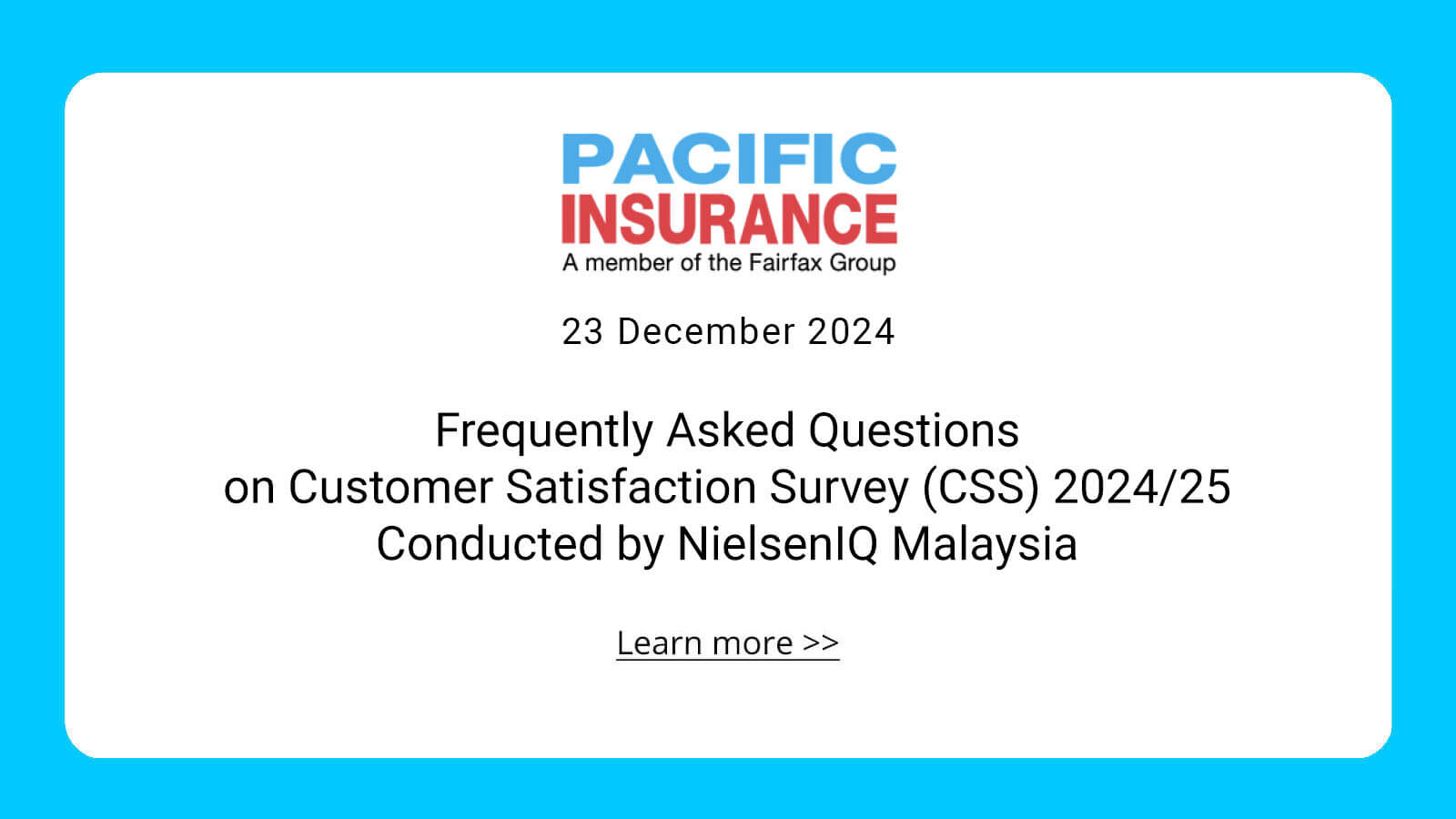 FAQ on Insurance Customer Satisfaction Index Survey Conducted by Nielsen Malaysia